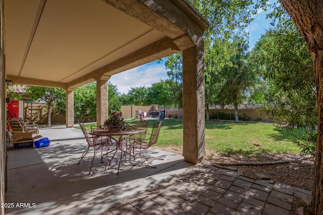 view of patio