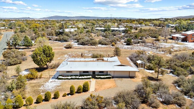 2235 W Mendiburo Way, Prescott, AZ 86305 - drone / aerial view featuring a mountain view
