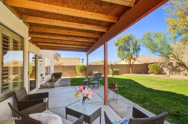 view of patio