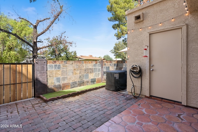 view of patio / terrace with cooling unit