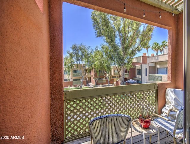3600 N Hayden Rd Unit 2310, Scottsdale, AZ 85251 - balcony with a residential view