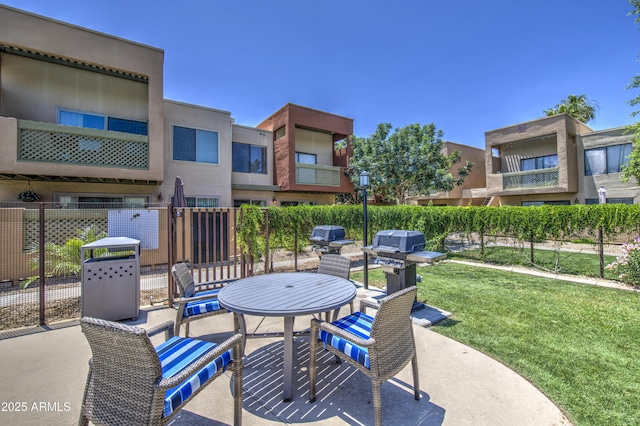 3600 N Hayden Rd Unit 2310, Scottsdale, AZ 85251 - view of patio with grilling area