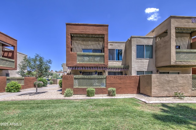 3600 N Hayden Rd Unit 2310, Scottsdale, AZ 85251 - back of property featuring stucco siding