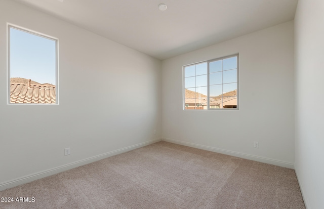 unfurnished room with carpet