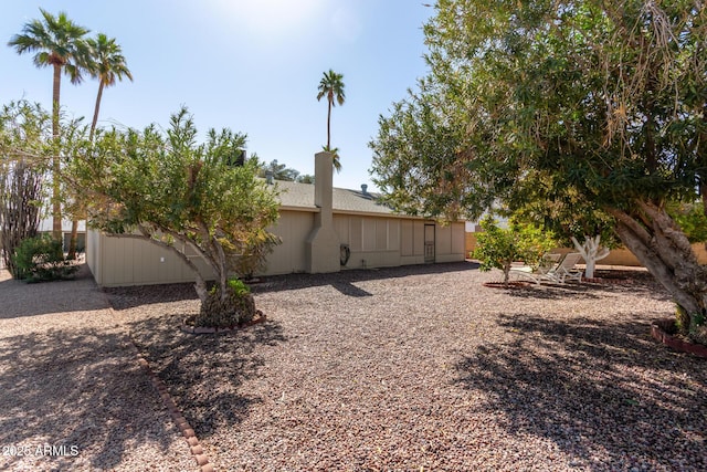 view of back of property