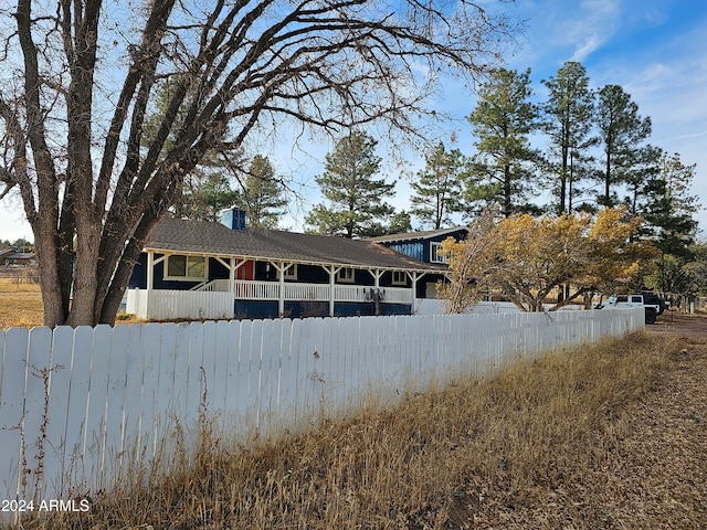 view of property exterior