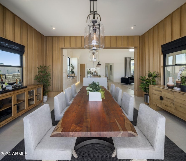 24046 N 126th Pl, Scottsdale, AZ 85255 - dining room featuring wooden walls