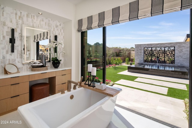 24046 N 126th Pl, Scottsdale, AZ 85255 - bathroom featuring a freestanding bath