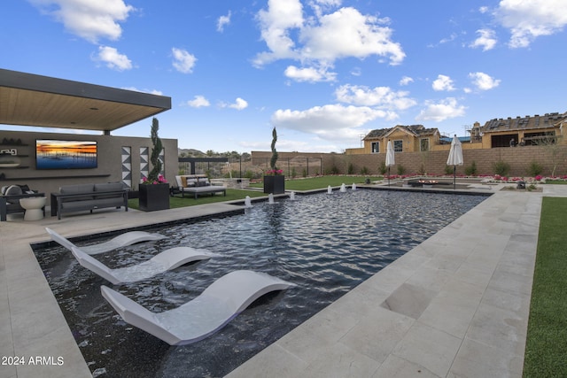 24046 N 126th Pl, Scottsdale, AZ 85255 - view of swimming pool featuring a patio area