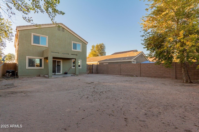 view of back of property