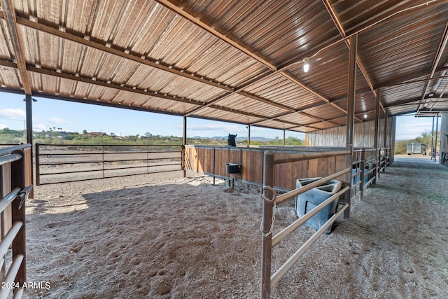 view of stable