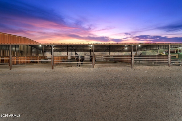 view of stable