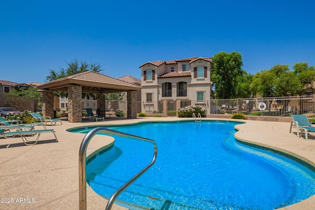 9233 E Neville Ave Unit 1127, Mesa, AZ 85209 - community pool with a patio and a gazebo