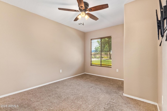 9233 E Neville Ave Unit 1127, Mesa, AZ 85209 - spare room featuring carpet flooring and a ceiling fan