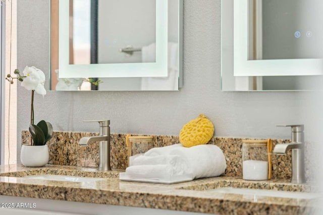 13227 N Mimosa Dr Unit 101, Fountain Hills, AZ 85268 - bathroom view of double vanity and tasteful backsplash