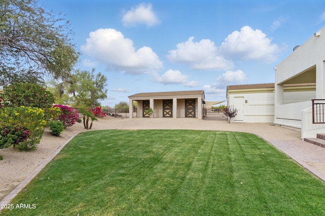 6146 E Dixileta Dr, Cave Creek, AZ 85331 - view of yard featuring fence