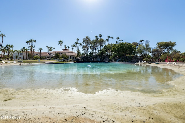 view of water feature