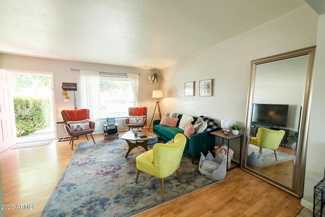 1412 W 7th Pl, Tempe, AZ 85281 - living room featuring plenty of natural light and wood finished floors