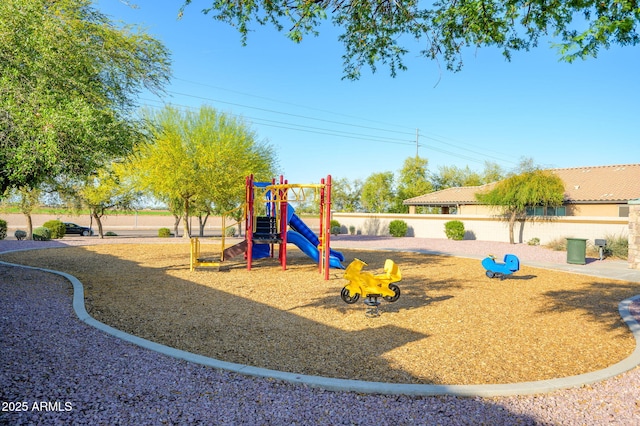 view of community playground