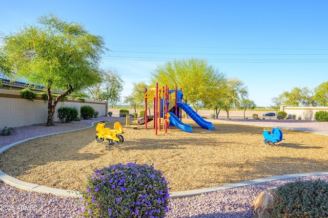view of communal playground