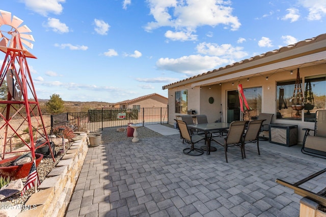 view of patio