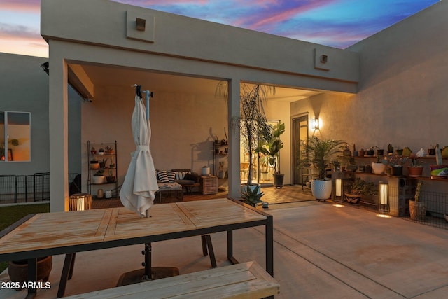 view of patio