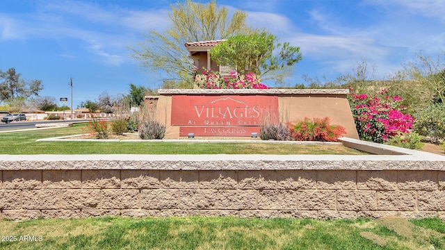 21616 E Calle De Flores, Queen Creek, AZ 85142 - community sign featuring a yard