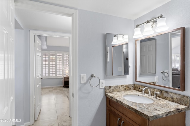 5755 W Harrison St, Chandler, AZ 85226 - bathroom featuring vanity and tile patterned flooring