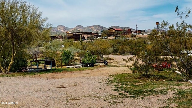 view of home's community with a mountain view