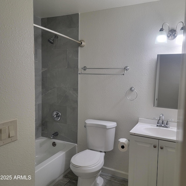 3645 N 69th Ave Unit 99, Phoenix, AZ 85033 - bathroom with vanity and shower / tub combination