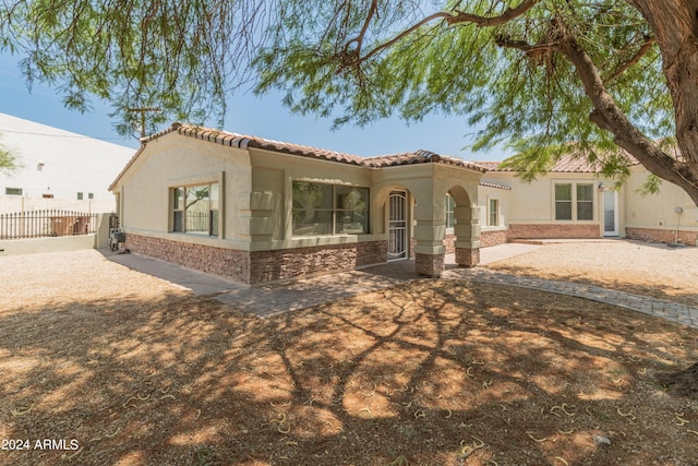 view of mediterranean / spanish house