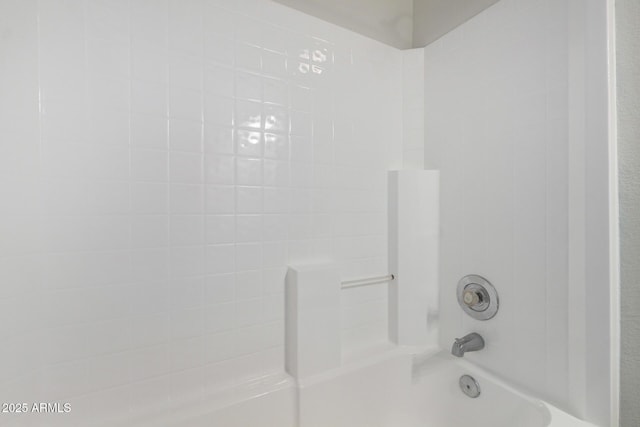 bathroom featuring bathtub / shower combination