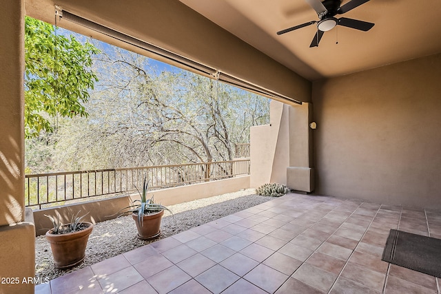 11752 N 135th Pl, Scottsdale, AZ 85259 - view of patio featuring ceiling fan