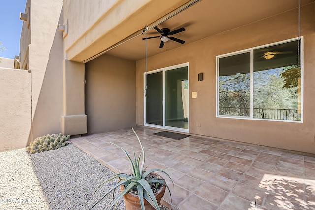 11752 N 135th Pl, Scottsdale, AZ 85259 - view of patio with ceiling fan