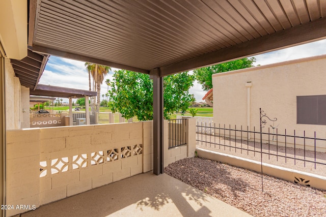 view of patio