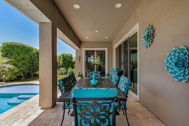 14571 W Wethersfield Rd, Surprise, AZ 85379 - view of patio / terrace with an outdoor pool
