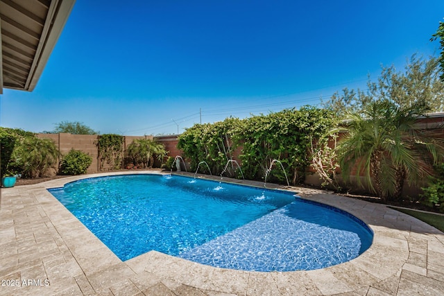 14571 W Wethersfield Rd, Surprise, AZ 85379 - view of pool featuring a fenced backyard and a patio area