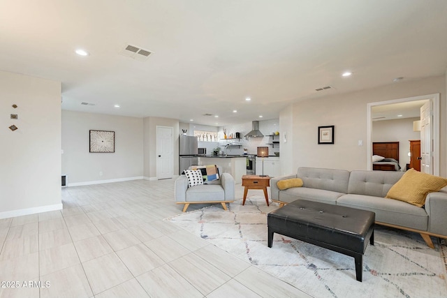 view of living room