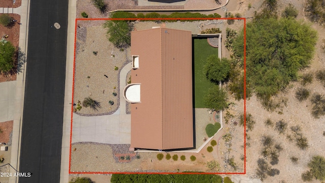 520 Atchison Ln, Wickenburg, AZ 85390 - aerial view of property's location featuring property boundaries highlighted