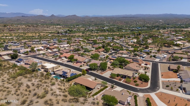 520 Atchison Ln, Wickenburg, AZ 85390 - aerial perspective of suburban area with mountains