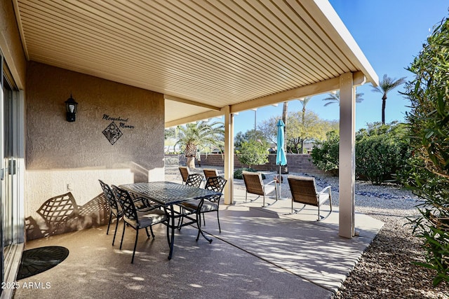 view of patio