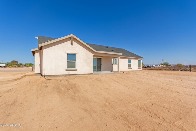 view of rear view of property