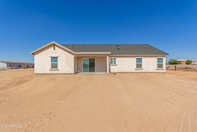 view of rear view of property