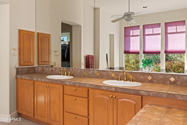 15972 N 115th Way, Scottsdale, AZ 85255 - full bath with a ceiling fan and double vanity