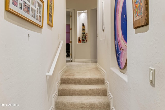 15972 N 115th Way, Scottsdale, AZ 85255 - stairway with carpet floors