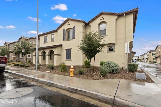 view of mediterranean / spanish house