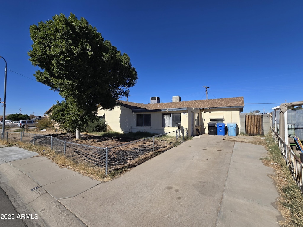 view of ranch-style house