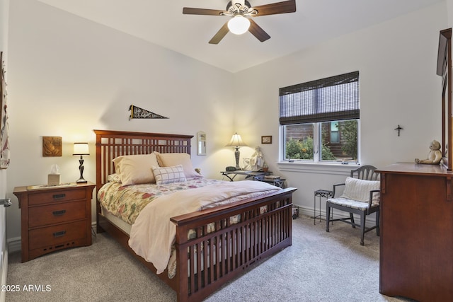 4562 N Dream Catcher Way, Pine, AZ 85544 - carpeted bedroom with baseboards and a ceiling fan