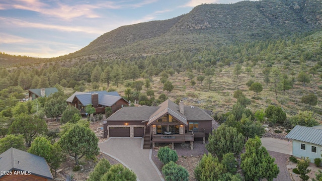 4562 N Dream Catcher Way, Pine, AZ 85544 - view of mountain background with a forest