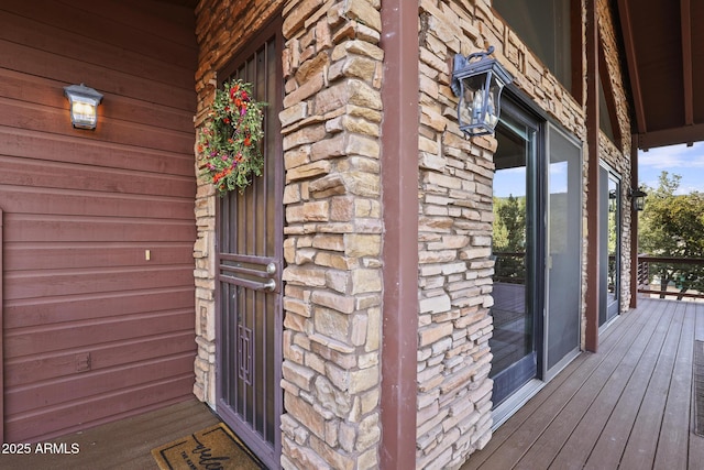 4562 N Dream Catcher Way, Pine, AZ 85544 - entrance to property featuring stone siding